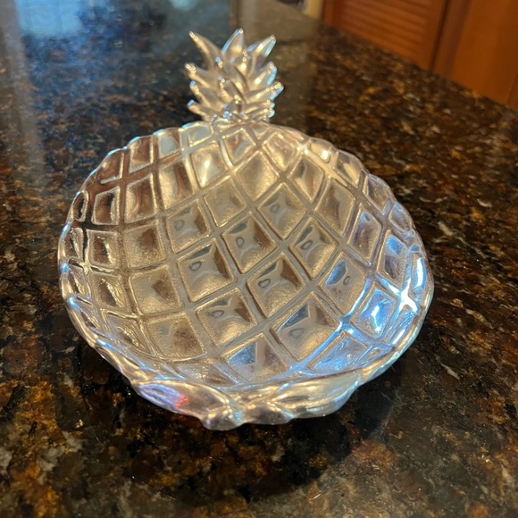 Vintage Wilton Armetale Pineapple Large Serving Dish - Picture 3 of 11